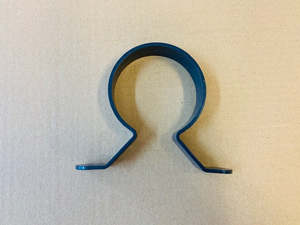 Pipe Clips Support: [DPF1028] Downpipe Clip 80mm Dark Grey