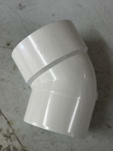 Pipes Fittings: [PVC1011] PVC In Pipe Bend 45 Degree 100mm