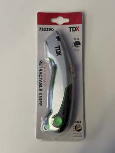 [CTT1004] TDX Retractable Knife 19mm x 62mm