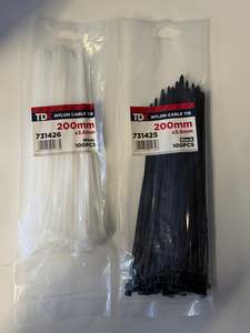 Tools: [TDS1002] TDX Nylon Cable Tie 200mm x 3.6mm