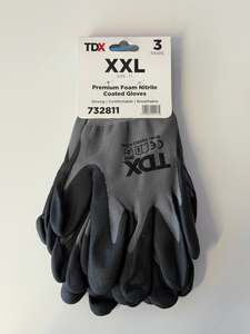[PPE1001] TDX Premium Foam Nitrile Coated Gloves XXL