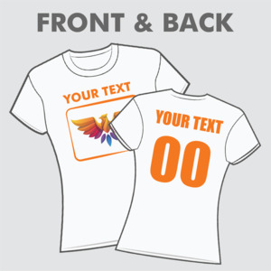 Products: Women's T-Shirt Front & Back - NZ Print