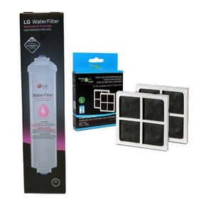 LG Fridge Water Filter ADQ736939 Plus 2 Carbon Air Purifiers