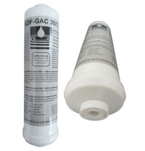 Omnipure Water Filter Undersink: KDF-GAC 30/1BB  Omnipure Underbench Water Filter