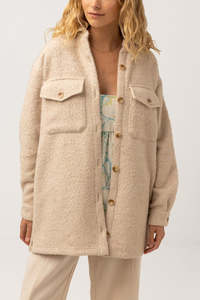 Womens Jackets: Rhythm Alaska Longline Shackets