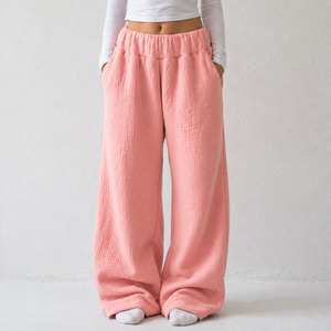 Premium Sherpa Lined Comfort Pants - Petal