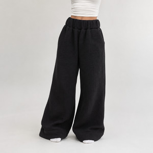 Premium Sherpa Lined Comfort Pants - Midnight Black