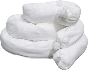 Products: Absorbent Synthetic Oil Sock 1.2m, 2.4m or 3m - NZ Survivor