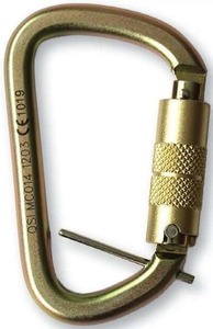 Products: Offset Carabiner - 30kN Steel Triple Locking w/ Captive Eye Pin - NZ Survivor