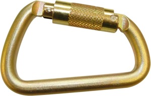 Products: Offset Carabiner - Steel Triple Locking 50kN - NZ Survivor