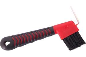 Blue Tag: Blue Tag Rubber Grip Hoof Pick & Brush