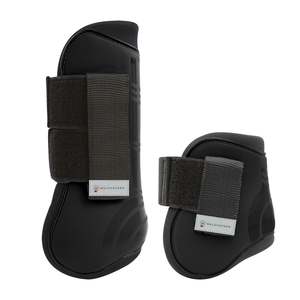 Waldhausen Pro Open Front Tendon & Fetlock Boot Black Set of 4