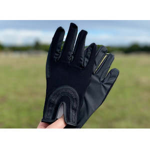 Gloves: Dublin Pull On Glitter Mesh Back Riding Gloves