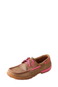 All Rider: Twisted X Women's Pink Ribbon Mocs Lace Up