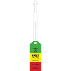 Other Tags: 3 Stage Self-Locking Hire Tag (packs of 100)