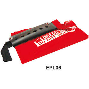 Lockouts: Small Plug Cover Lockout – Red - Code EPL06