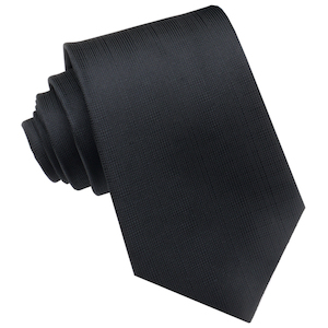 Products: Black with Micro Check Texture Mens Tie