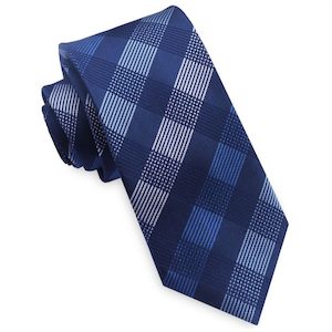 Products: Blue Tartan Skinny Tie