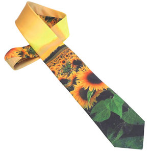 Products: Yellow & Green Sunflower Field Tie