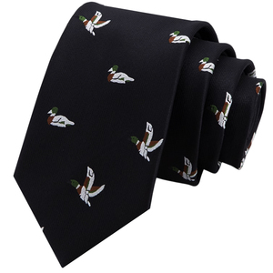 Products: Black with Ducks Slim Tie