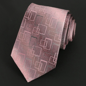 Products: Blush with Art Deco Squares Silk Tie