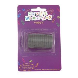 Craft Magnets Round 29mm Pk12
