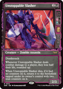 MTG Single: Unstoppable Slasher (Showcase) [Duskmourn: House of Horror]