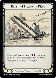 Flesh And Blood Single: Brush of Heavens Rites - JDG030 [JDG030] (Promo)  Cold Foil