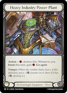 Heavy Industry Power Plant - JDG032 [JDG032] (Promo)  Cold Foil
