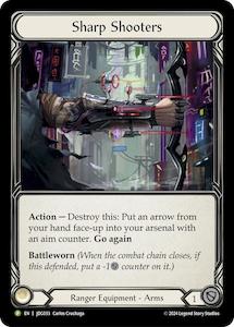 Flesh And Blood Single: Sharp Shooters - JDG033 [JDG033] (Promo)  Cold Foil