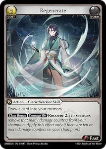 Regenerate (030) [Mortal Ambition Starter Decks]