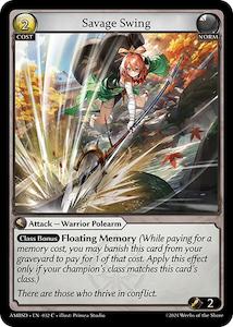 Savage Swing (032) [Mortal Ambition Starter Decks]