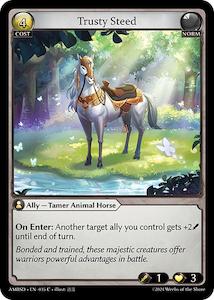 Grand Archive Single: Trusty Steed (035) [Mortal Ambition Starter Decks]