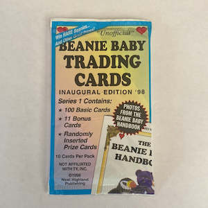 Retro Entertainment Boosters: Beanie baby trading cards