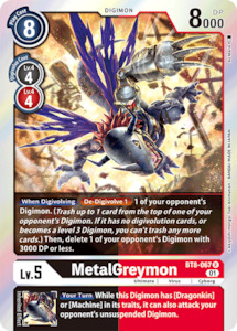 Digimon: MetalGreymon [BT8-067] [New Awakening]