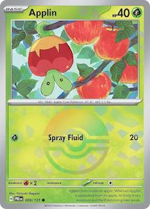 Pokemon: Applin (009/131) (Poke Ball Pattern) [Scarlet & Violet: Prismatic Evolutions]