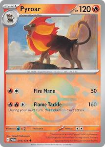 Pokemon: Pyroar (016/131) (Poke Ball Pattern) [Scarlet & Violet: Prismatic Evolutions]