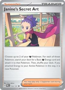 Pokemon: Janine's Secret Art (112/131) [Scarlet & Violet: Prismatic Evolutions]