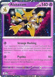 Pokemon: Alakazam (082/167) (Cosmos Holo) [Scarlet & Violet: Twilight Masquerade]