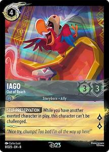 Lorcana: Iago - Out of Reach (8) [Promo Cards]