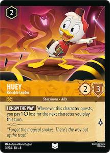 Huey - Reliable Leader (Cold Foil) (3/204) [Reign of Jafar]