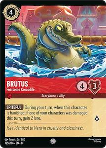 Brutus - Fearsome Crocodile (Cold Foil) (125/204) [Reign of Jafar]