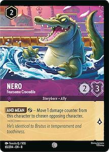 Nero - Fearsome Crocodile (Cold Foil) (65/204) [Reign of Jafar]