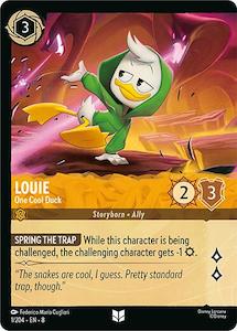 Lorcana: Louie - One Cool Duck (Cold Foil) (1/204) [Reign of Jafar]