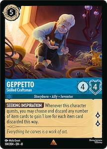 Lorcana: Geppetto – Skilled Craftsman (174/204) [Reign of Jafar]