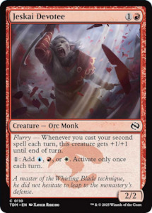 Magic The Gathering Singles: Jeskai Devotee [Tarkir: Dragonstorm]
