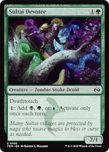Magic The Gathering Singles: Sultai Devotee [Tarkir: Dragonstorm]