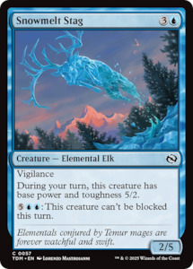 Magic The Gathering Singles: Snowmelt Stag [Tarkir: Dragonstorm]