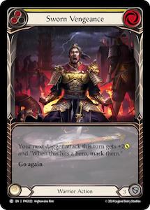 Sworn Vengeance (Yellow) (Extended Art) [FNG022] (The Hunted Fang Blitz Deck)