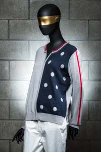 Z & P Stripe Spot Zip Up 1835